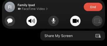 FaceTime Share screen