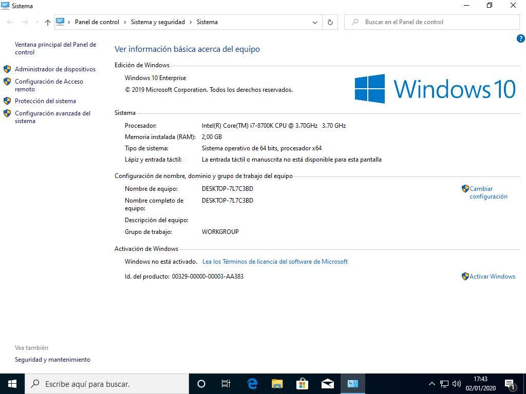 Windows 10 Entreprise