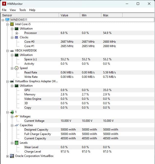 logiciel hwmonitor