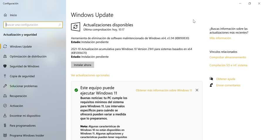 Mises à jour Windows Update