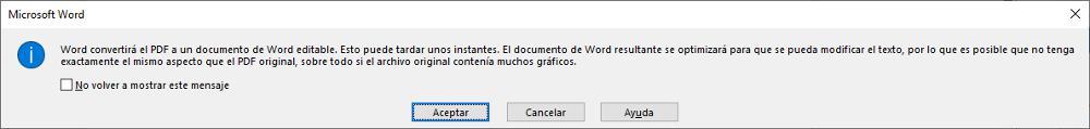 Modifier un PDF avec Word