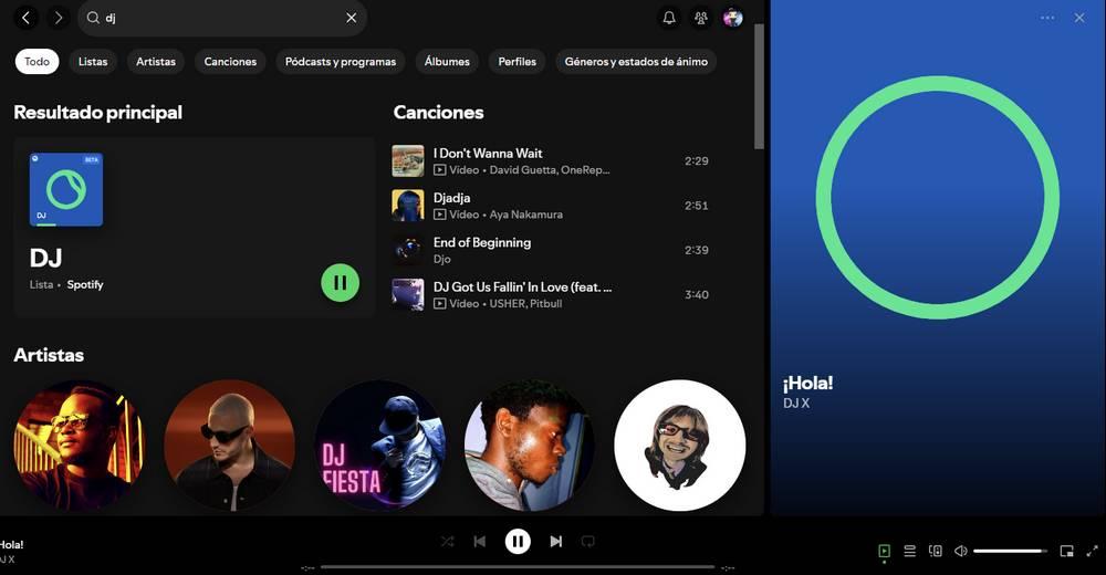 DJ Spotify en Espagne