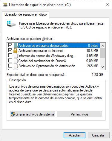 Libérer de l'espace sous Windows