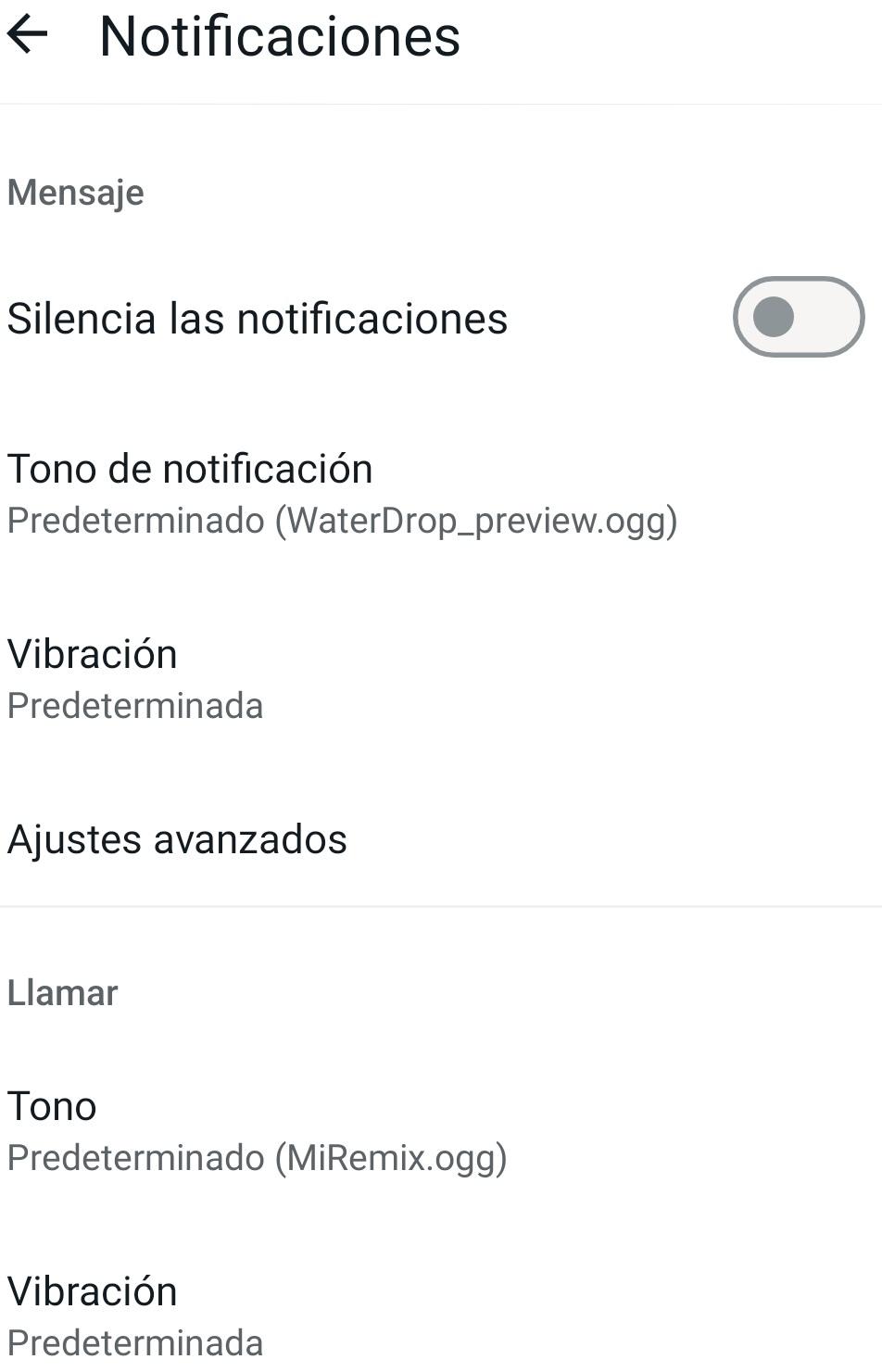 personnaliser la notification WhatsApp