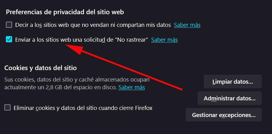 Confidentialité de Firefox