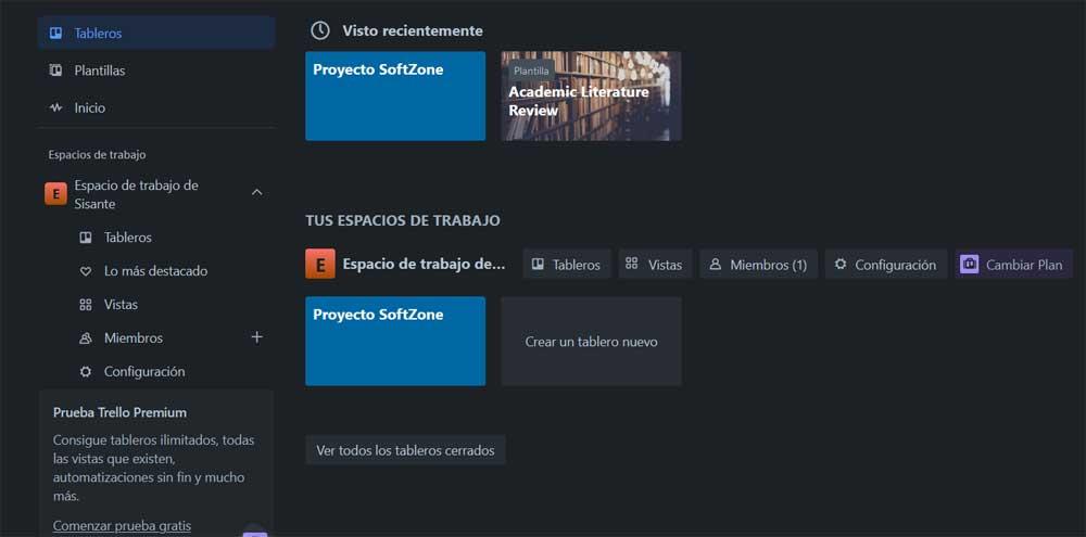 interface trello