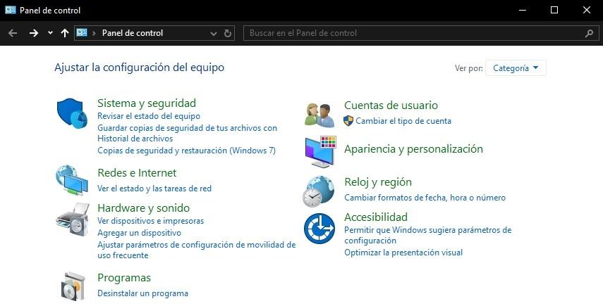 désinstaller le programme Windows