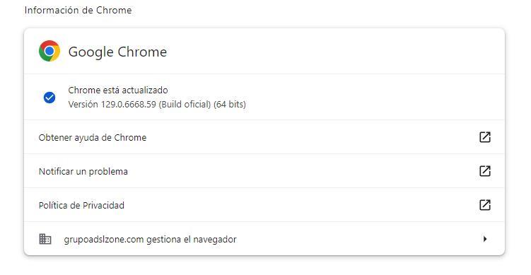 Google Chrome 129