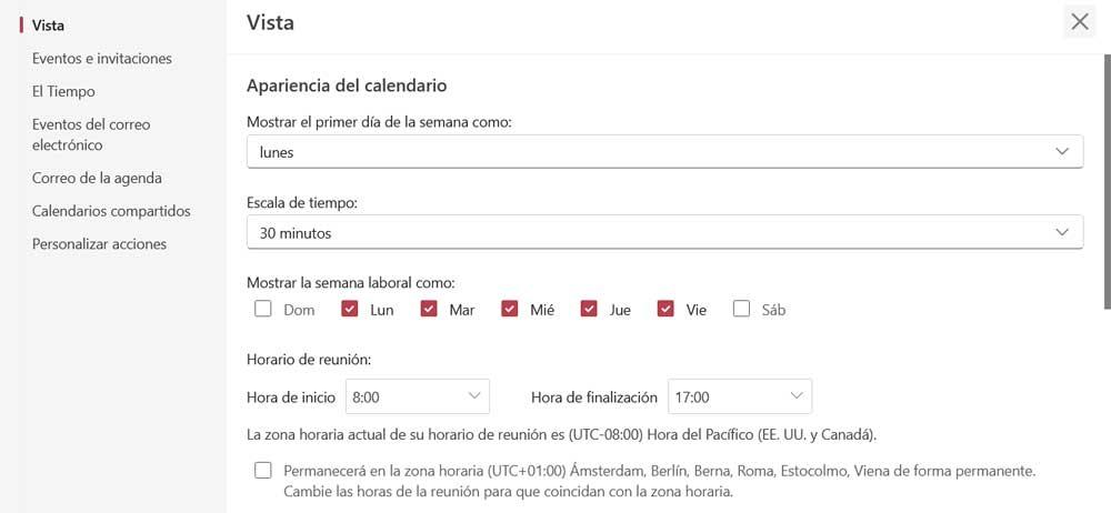 Calendriers Outlook