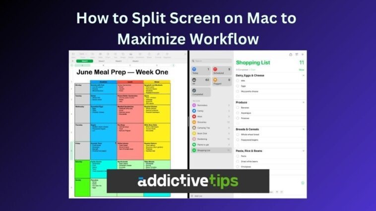 Comment diviser l'écran sur Mac pour maximiser le flux de travail